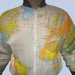 Pop Culture 80s WEARIN' THE WORLD Jacket/Bomber Stage Gear Collectible SZ XL 98.